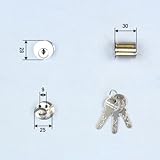 Ohshima(オーシマ) 東洋シャッター Nikaba製 高性能シリンダー錠 ネジコミ型用 キー3本付属　鍵 交換 取替え Nikabaディンプルキー仕様 OHS /OSK /Oshima
