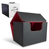 カードの鎧 デッキケース 120枚【入れやすいサイドイン】 トレカケース ポケカ ワンピ デュエマ 対応 レッド sunista