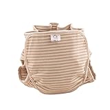 エルフ ベビー (Fairy Baby) 防水 ベビー綿おむつカバー 抗菌防臭タイプ (茶色のチェック柄,サイズ:L)