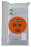 ユニパック D-4 120×85×0.04mm 100枚×5袋