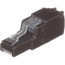 Amazon | パンドウイット Cat6A かんたん成端モジュラープラグ