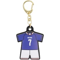 Amazon | [JFA] サッカー日本代表 ユニフォーム型ラバーキーホルダー