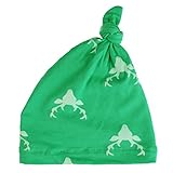 HBF ベビー帽子 かわいい コットン 100% 帽子 キャップ ハット 誕生日 出産祝い (緑)