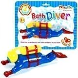 Playwrite Childrens Bath Time Fun Scuba Wind Up Water Diver Toddler Toys by Playwrite [並行輸入品]