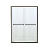 スターリング配管sp5475 – 57dr-g05シャワードアバイパス70 – 1 / 16 " H x 52 " – 57 " WクリアガラスDeepブロンズ
