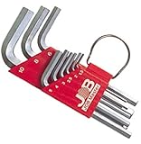 ジョブマスター(JOB Master) 標準サイズ六角棒スパナセット 9本組 JHW-309S