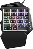 AONCO 片手キーボード LEDバックライト付き