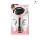 Stock Show 1Pc Pet Fur Grooming Brush Hair Shedding Tools Plastic Handle Ball Head Stainless Steel P