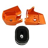 エア・フィルター カバー付き エア フィルター シュラウド 　シリンダー カバーは STIHL 066 MS650 MS660 チェーンソーに適合　社外品