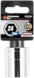 Performance Tool W32224 1/2 Dr 24mm 6Point Socket 1 Pack [並行輸入品]