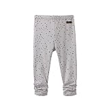 [ミキハウス] MIKIHOUSE 【ダブルＢ】 星＆ボーダー柄 裾シャーリングレギンスパンツ (80cm-130cm) 63-3202-787 グレー 100cm