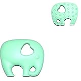 The Art of CureTM Organic Teething Silicone Seafoam Elephant Baby BPA Free by The Art of Cure