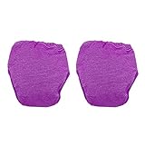 110㎝　3層トレーニングパンツ　2枚組　大きいサイズ (パープル)