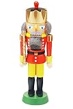 くるみ割り人形　Mサイズ03　王様　赤　ドイツの木のおもちゃNutcracker