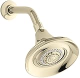 KOHLER K-10284-AF Forte Multifunction Showerhead, Vibrant French Gold [並行輸入品]
