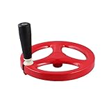 SODIAL(R)7.3"直径のリボルビングハンドルハンドホイール　フライス盤の為