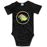 面白い 男の子と女の子 キャンディ並びの皿 子供服 カジュアル Black Size 12 Months