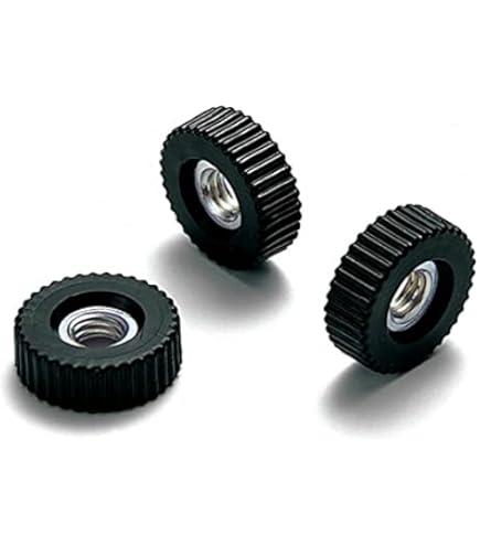 Amazon | 化粧ナット (貫通・黒) [特大：K-4] [ねじ部：鉄/三価