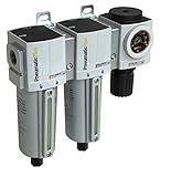 PneumaticPlus PPC4C-N06DG-Q1 StageAir Drying System- Air Particulate 5 Micron Filter, 0.3 Micron Coa