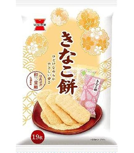 Amazon.co.jp: 岩塚製菓 きなこ餅 19枚×12袋 : 食品・飲料・お酒