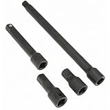 4 Piece 1/2" Drive Impact Extension Set (1 3/4", 2 1/2", 4 1/4" & 9 1/4") - Pittsburgh [並行輸入品]