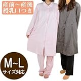 シルクル マタニティ パジャマ リラックスボーダー 長袖 パジャマ 秋 冬