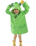Greenery キッズ レインウェア かわいい ぬいぐるみ付き 動きやすい ジュニア 小学生 男の子 女の子 レインコート おしゃれ 通学 バイク 登山 アウトドア プロダクツ 雨具 フリーサイズ 