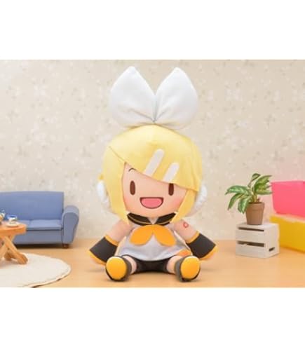 Amazon.co.jp: 初音ミクシリーズ メガジャンボふわふわぬいぐるみ 鏡音 