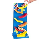 木のおもちゃ スロープ くるくるスロープ 滑りよく 木のくるま・汽車 滑空車 男の子 女の子 レール 駐車スペース 木製玩具 くるくるルーピングスロープ 動きを楽しむおもちゃ ルーピング・ビーズコース