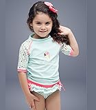 Elly La Fripouille アイスクリームラッシュガード＆パンツ水着セット (4-5歳)