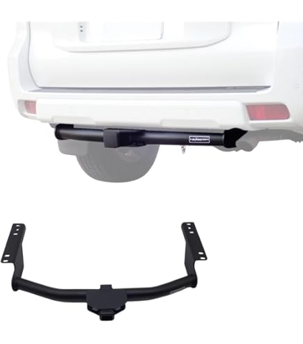 Amazon | GI☆GEAR 2インチ角 ヒッチメンバー ヒッチカバー付き 牽引