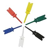 EasyWordMall 10PCS 多色 ロジックテストクリップ テストフッククリップ