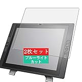 2枚 Sukix ブルーライトカット フィルム 、 Wacom 液晶タブレット 21.3インチ Cintiq21UX DTK-2100 / K0 Cintiq 21 UX 向けの 液晶保護フィルム ブルーライトカットフィルム シート シール 保護フィルム（非 ガラスフィルム 強化ガラス ガラス ケース カバー ） new version