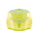 収納ケース　哺乳瓶立て　哺乳瓶置き　水切り　乾燥　哺乳瓶/ベビー食器/果物収納 (イエロー)