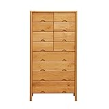 ミニクル チェスト 木製 アルダー無垢 8段 幅60cm ナチュラル -