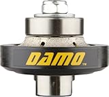 3/16" Demi-bullnose/Roundover Diamond Hand Profiler/Router Bits with 5/8-11 Thread for Countertops [