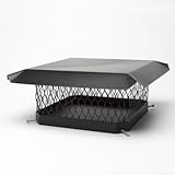 Shelter SCC1313 Galvanized Steel California Chimney Cap, Fits Outside Tile, 13" x 13" [並行輸入品]