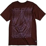 ボルコム VOLCOM キッズ TシャツLazar Stone S/S Slim Tee YouthワインNO46 XL（ユース）