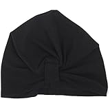 ARAUS　赤ちゃん　帽子　ヘッドバンド　ベビー帽　伸縮性　ハット　結び目　ボヘミアスタイル　かわいい　子供　新生児 女の子 幼児　女児　撮影用 　誕生日 プレゼント　春（1－5歳用） (ブラック)