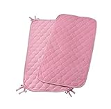 Royal Heritage Home Quilted Terry Sheet Savers With Ties - Set of 2 by Royal Heritage Home