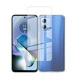 【1+1入り】対応 Moto G54 5G/G54 Power/G64 5G/G64Y 5G 用の フィルム 強化ガラス 液晶保護フィルム+透明 TPU ケース 日本旭硝子素材採用 G64 5G 用の ガラスフィルム 硬度9H 耐衝撃 撥油性 高透過 飛散防止 Moto G54 5G/G54 Power/G64 5G/G64Y 5G 用の ケース クリア TPU 薄型 軽量 シェル スリム 携帯便利 散熱加工 (G64)