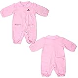 【カバーオール　Ｐ　Ｓ　Ｃ】くま刺繍カバーオール (70ｃｍ, ピンク)