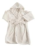Silly Billyz 17533 Bath Robe Organic Cotton for Ages 9 Months - 2 Years Ecru by Silly Billyz
