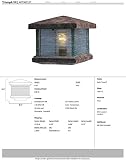 Maxim Lighting 48736CLET Deck Pier Mount Light, Earth Tone by Maxim Lighting