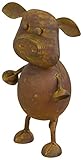 村田屋 【ブタの置物】 メタル ピッグ直立