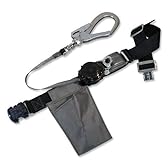 藤井電工 ツヨロン(TSUYORON) 一般高所作業用安全帯 1本つり専用 2Wayリトライト安全帯 TRL-OT90ALSV-BLK-BK-JAN-BP [落下防止 電気工事 高所での安全作業]