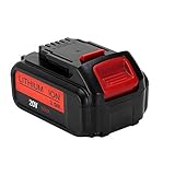 Max XR dcb204バッテリーfor Dewalt 20 V 4.0 AH dcb204 – 2 dcb203 dcb203 – 2 dcb180 dcb181 dcb181-x1 dcb182