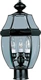 Maxim Lighting 6097CLBU 3 Light Brass Post Mount Light by Maxim Lighting [並行輸入品]