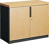 コクヨ　役員室用家具　マネージメントN100シリーズ　両開きキャビネット カラー:W07(ローズブラウン)