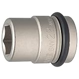 トネ(TONE) インパクト用ソケット HP6NV-22 差込角19.0mm(3/4") 二面幅22mm